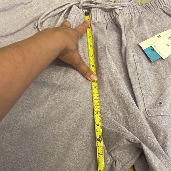C. D. DANIELS LAVENDER KNIT DRAWSTRING PANTS WITH POCKETS.  NEW WITH TAGS - Picture 5 of 11